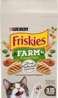 🐱 purina friskies farm favorites dry cat food with chicken - pack of 4, 3.15 lb. bags logo