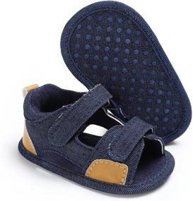 img 3 attached to 👶 Stay Safe with Anti-Slip Sandals: Walkers for Newborn Boys