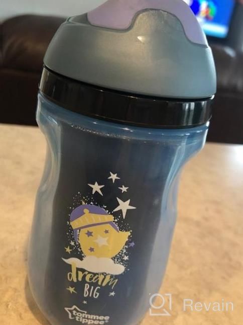 img 1 attached to Tommee Tippee Insulated Sipper Tumbler - BPA Free, Spill Proof, Non-Slip Design For Boys - 2 Pack, 9Oz - Blue And Green review by Arlene Martinez