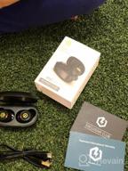 img 1 attached to PowerLocus PLX2 True Wireless Earbuds: Bluetooth V5.0 Hi-Fi Stereo Headphones W/ IPX5 Waterproof For IPhone, Samsung, Laptop & Tablets review by Mark Hamblin