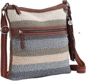 img 3 attached to 👜 Lucia Crochet Crossbody Handbags & Wallets for Women by Sak at Crossbody Bags
