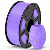 нить для 3d-принтера sunlu pla - катушка 1,75 мм, 1 кг, точность +/- 0,02 мм, вакуумная упаковка, идеально подходит для принтеров fdm - фиолетовый pla логотип