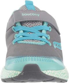 img 3 attached to 👟 Saucony Astrofoam Sneaker for Girls - Turquoise Athletic Shoes