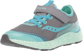 img 4 attached to 👟 Saucony Astrofoam Sneaker for Girls - Turquoise Athletic Shoes