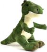 hollypet squeaky plush dinosaur dog chew toy for pets logo