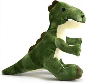 img 1 attached to Hollypet Squeaky Plush Dinosaur Dog Chew Toy For Pets