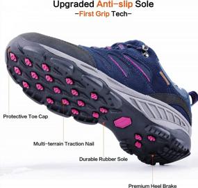 img 2 attached to Experience Ultimate Comfort And Support With TFO Women'S Air Cushion Hiking Shoe