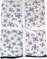 👶 organic cotton reversible baby blanket by honestbaby - unisex baby blanket for enhanced seo logo