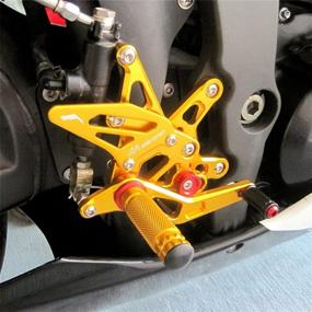 img 3 attached to CNC Adjustable Rearsets Rear Sets Footpegs for Kawasaki ZX6R 2007-2008: Enhance Your Riding Experience!