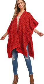 img 4 attached to Open Kimono Vest Cardigan Lightweight Women's Clothing ~ Swimsuits & Cover Ups