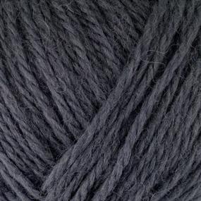 img 3 attached to JubileeYarn Snow Blossom Yarn In Charcoal - 2 Skeins Of DK Weight Wool - Perfect For Your Next Knit Or Crochet Project!