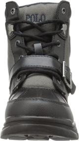 img 3 attached to Polo Ralph Lauren Colbey Toddler Boys' Shoes : Boots