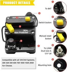 img 3 attached to Circuit Breaker Automotive Overload Protection Replacement Parts via Lighting & Electrical