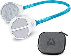 img 4 attached to 🎧 Wildhorn Alta Wireless Bluetooth Helmet Drop-in Headphones - HD Speakers for Ski/Snowboard Helmets - 3 Button Controls, Mic, White/Blue