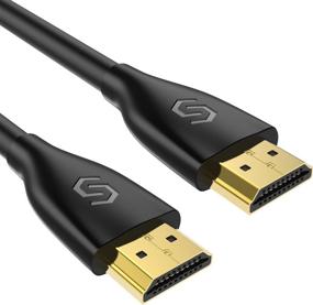img 4 attached to 🔌 Syncwire HDMI Cable 6.5 ft: High Speed 4K@60 Hz Gold-Plated HDMI to HDMI Cord - Supports 4K, UHD, FHD, 3D, Ethernet, Audio Return Channel for Fire TV/Apple TV/HDTV/Xbox/PS4/PS3