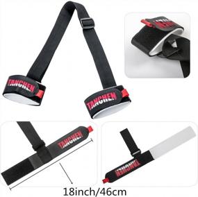 img 2 attached to TANCHEN Thick Ski Carrier Straps Shoulder Lash Handle Tape Sling Protects Skis And Poles In Downhill And Backcountry Easily Carries