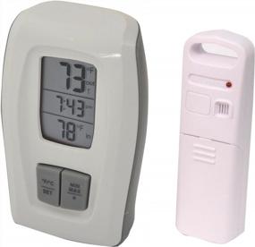 img 3 attached to AcuRite 00418 Wireless Thermometer Clock