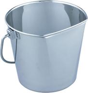 qt dog sided stainless bucket horses : stable supplies logo