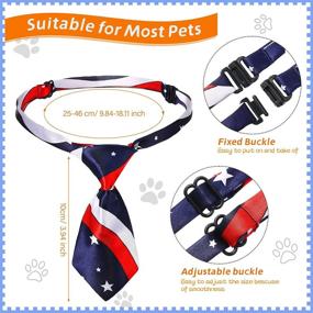 img 3 attached to 🐶 Pack of 50 Adjustable Dog Neck Ties – Assorted Patterns for Cats and Small Dogs – Ideal for Grooming, Birthdays, Photography, Holidays, Festivals – Perfect Gift and Party Favor