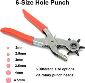 img 3 attached to 🔩 Ultimate Leather Revolving Puncher for Precise Collar Projects