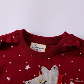 img 2 attached to BEBESUE Sweatshirt Toddler Clothes Pullover Apparel & Accessories Baby Boys