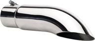 gibson 500388: premium polished stainless steel exhaust tip - unleash exquisite style and performance! logo
