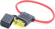 🔌 high-quality autut in-line blade fuse holder for large vehicles - 2 pcs, 10 awg, 20a (max-20) logo