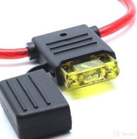 img 2 attached to 🔌 High-Quality AUTUT In-line Blade Fuse Holder for Large Vehicles - 2 Pcs, 10 AWG, 20A (MAX-20)