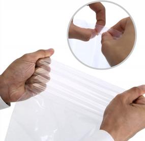 img 2 attached to GSSUSA 9" X 12" 500Pcs Resealable Plastic Bag Reclosable Zip Bags, Clear, 2 Mil