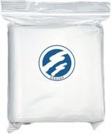 gssusa 9" x 12" 500pcs resealable plastic bag reclosable zip bags, clear, 2 mil logo