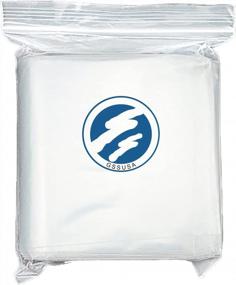 img 4 attached to GSSUSA 9" X 12" 500Pcs Resealable Plastic Bag Reclosable Zip Bags, Clear, 2 Mil