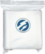 gssusa 9" x 12" 500pcs resealable plastic bag reclosable zip bags, clear, 2 mil logo