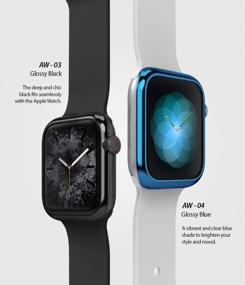 img 2 attached to Upgrade Your Apple Watch With Ringke Stainless Steel Bezel Styling – Fits Series 6, 5, 4, SE (2020 & 2022) 44Mm Cases – Anti-Scratch Protection And Stylish Design.