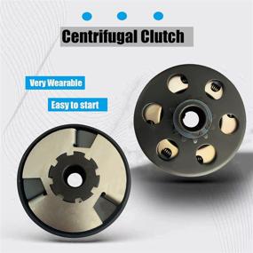 img 4 attached to 🏎️ C-CLINK Centrifugal Clutch 0.75" BORE #35 Chain 12T for Go Kart Mini Bike Engine with 0.75" BAR