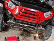 img 1 attached to EAG Front Bumper Rock Crawler With Fog Light Housing And Winch Plate Fit For 18-22 Wrangler JL review by Raymond Wade