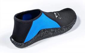 img 3 attached to Tilos TruFit Dive Boots: Experience The First Truly Ergonomic Scuba Booties In Multiple Variants