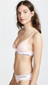 img 1 attached to Calvin Klein Women's Modern Triangle Lingerie, Sleepwear & Loungewear