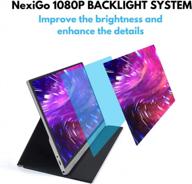 enhanced nexigo portable monitor 2021: crisp 1920x1080 resolution for seamless computing logo