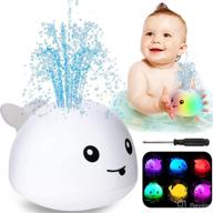 zhenduo baby bath toys - whale automatic spray water toys & bath toys with induction sprinkler function - fun bathtub toys for toddlers kids boys girls - perfect for pool, shower, and bathroom playtime logo