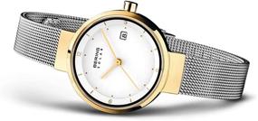 img 2 attached to ⌚ BERING Women's Solar Powered Watch with Stainless Steel Strap - Model 14426-010