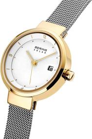 img 3 attached to ⌚ BERING Women's Solar Powered Watch with Stainless Steel Strap - Model 14426-010