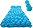 compact and portable inflatable camping mattress with built-in pillow - zooobelives ultralight sleeping pad for backpacking, traveling, and hiking logo