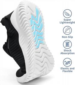 img 3 attached to Men'S Running Walking Trainers Breathable Lace Up Mesh Sneakers Athletic Shoes For Tennis Workout Casual Sports