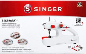 img 4 attached to Белая портативная машина для починки 🧵 - SINGER Stitch Quick+ (с двумя нитями)