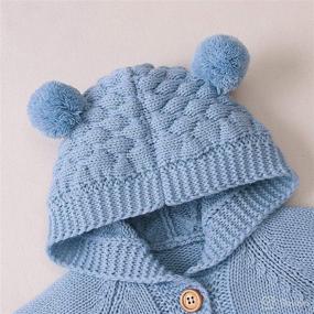 img 1 attached to Puseky Knitted Toddler Sweater Outwear Apparel & Accessories Baby Boys for Clothing