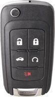 🔑 gppower replacement uncut trunk car key fob keyless entry remote flip - fits 2010-2017 equinox, sonic, trax, terrain (oht01060512) / p/n: 13504199, 13500221 - effective & convenient solution логотип