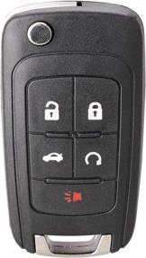 img 4 attached to 🔑 GPPOWER Replacement Uncut Trunk Car Key Fob Keyless Entry Remote Flip - Fits 2010-2017 Equinox, Sonic, Trax, Terrain (OHT01060512) / P/N: 13504199, 13500221 - Effective & Convenient Solution