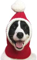 теплый и праздничный: x-large red christmas dog hat костюм для золотистых ретриверов и лабрадоров логотип