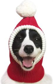 img 4 attached to Warm And Festive: X-Large Red Christmas Dog Hat Costume For Golden Retrievers And Labradors