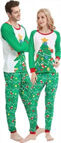 img 2 attached to Будьте праздничными с семейной хлопковой пижамой Sherry Christmas Matching